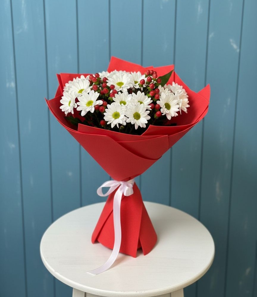 Букет цветов из: Хризантемы в Шацке