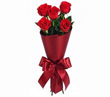 Букет 5 Красных роз Эдлесс Лав в Шацке