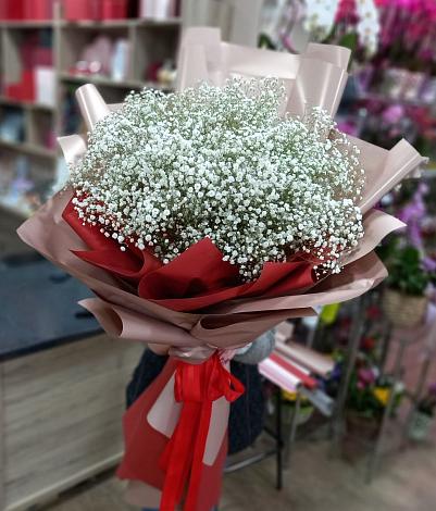 Букет цветов из: Гипсофила в Шацке