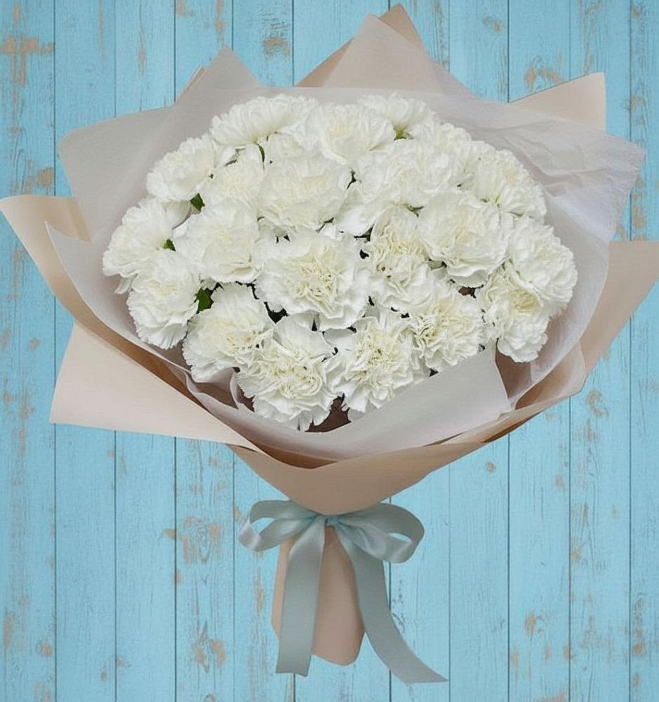 Букет цветов из: Гвоздики в Шацке