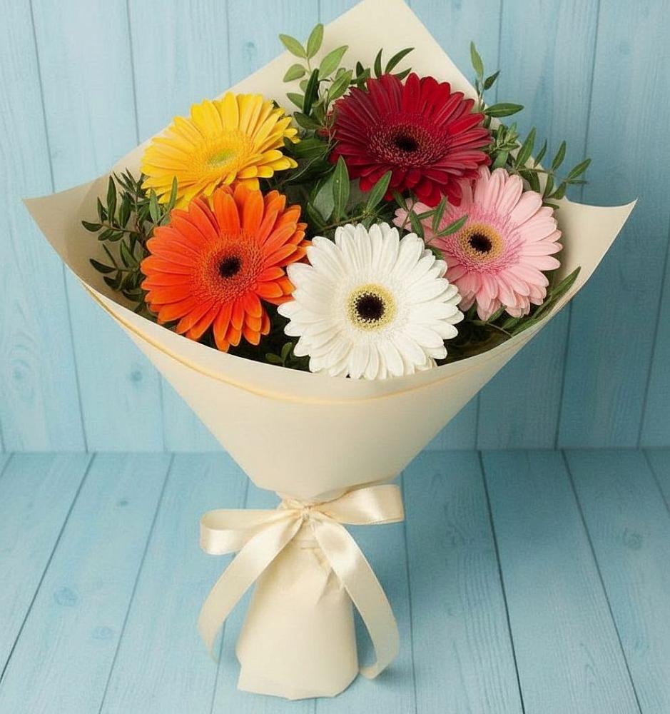 Букет цветов из: Герберы в Шацке