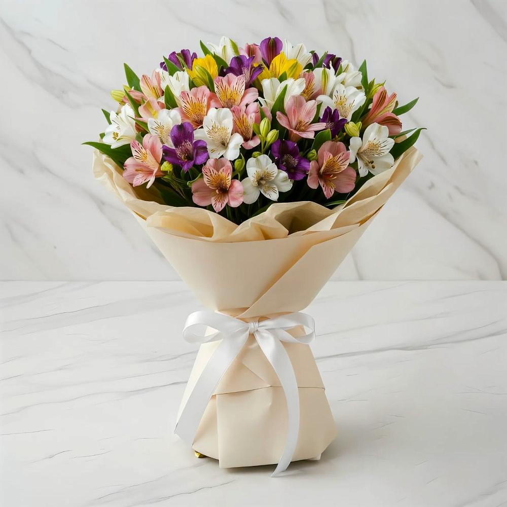 Букет цветов из: Альстромерии в Шацке