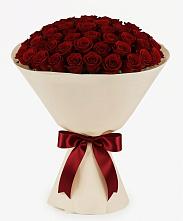 Букет 101 Бордовая роза Блэк Бакарра в Шацке