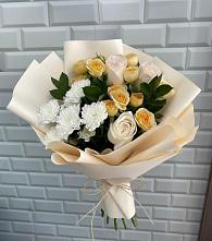 Букет цветов из:  Розы и Хризантемы в Шацке