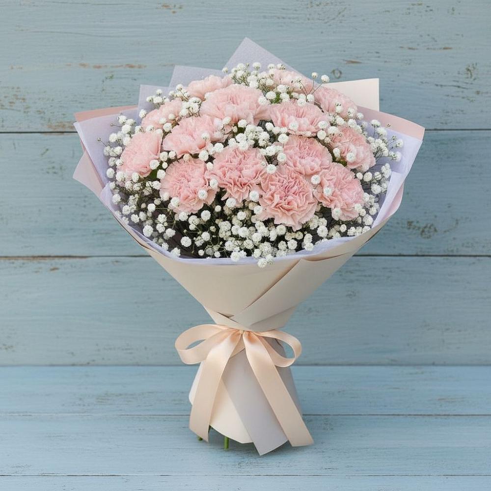 Букет цветов из: Гвоздики в Шацке