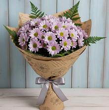 Букет цветов из:  Хризантемы #REPLACE_PRED# Шацке