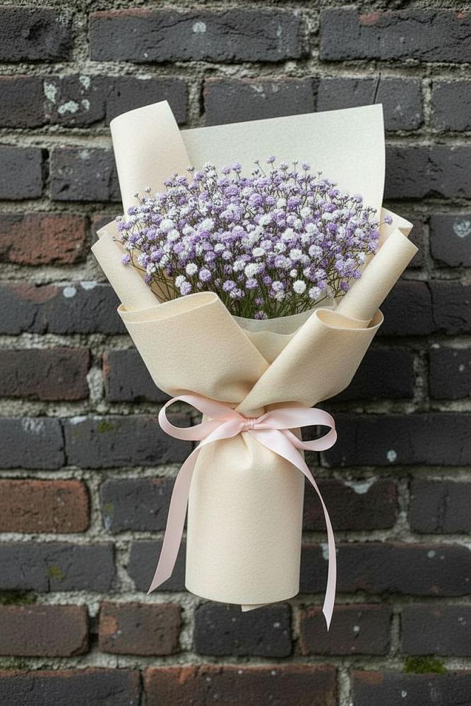 Букет цветов из: Гипсофила в Шацке