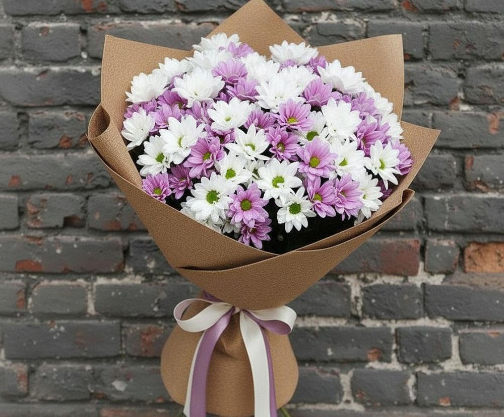Букет цветов из: Хризантемы в Шацке