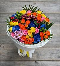 Букет цветов из:  Розы и Хризантемы #REPLACE_PRED# Шацке