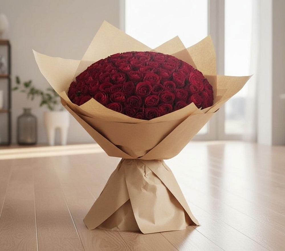 Букет 101 Красная роза в Шацке
