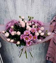 Букет цветов из:  Розы и Хризантемы #REPLACE_PRED# Шацке