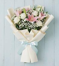 Букет цветов из:  Лилии в Шацке